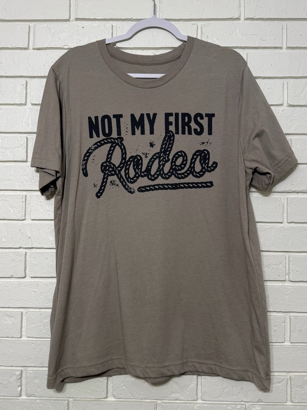 Not My First Rodeo Graphic Tee Women’s 2X Western Country Cowboy T-Shirt